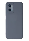 BFS  Oppo A96 Kılıf Nano içi Kadife Silikon - Gri