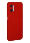 BFS  Oppo A96 Kılıf Nano içi Kadife Silikon - Kırmızı