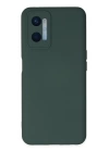 BFS  Oppo A96 Kılıf Nano içi Kadife Silikon - Koyu Yeşil