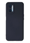 BFS  Oppo A96 Kılıf Nano içi Kadife Silikon - Lacivert