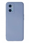BFS Oppo A96 Kılıf Nano içi Kadife Silikon - Lila