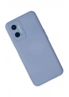 BFS Oppo A96 Kılıf Nano içi Kadife Silikon - Lila