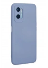 BFS Oppo A96 Kılıf Nano içi Kadife Silikon - Lila