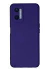 BFS  Oppo A96 Kılıf Nano içi Kadife Silikon - Mor