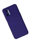 BFS  Oppo A96 Kılıf Nano içi Kadife Silikon - Mor