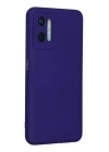 BFS  Oppo A96 Kılıf Nano içi Kadife Silikon - Mor