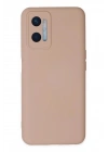 BFS Oppo A96 Kılıf Nano içi Kadife Silikon - Pudra