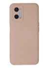 BFS  Oppo A96 Kılıf Nano içi Kadife Silikon - Pudra