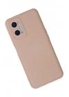 BFS Oppo A96 Kılıf Nano içi Kadife Silikon - Pudra