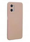 BFS Oppo A96 Kılıf Nano içi Kadife Silikon - Pudra