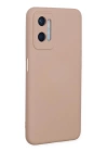 BFS  Oppo A96 Kılıf Nano içi Kadife Silikon - Pudra