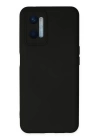 BFS  Oppo A96 Kılıf Nano içi Kadife Silikon - Siyah