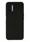 BFS Oppo A96 Kılıf Nano içi Kadife Silikon - Siyah