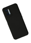 BFS  Oppo A96 Kılıf Nano içi Kadife Silikon - Siyah