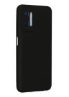 BFS  Oppo A96 Kılıf Nano içi Kadife Silikon - Siyah
