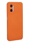 BFS  Oppo A96 Kılıf Nano içi Kadife Silikon - Turuncu