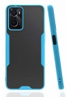 BFS  Oppo A96 Kılıf Platin Silikon - Mavi