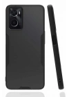 BFS Oppo A96 Kılıf Platin Silikon - Siyah