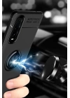 BFS  Oppo Find X2 Kılıf Range Yüzüklü Silikon - Mavi