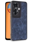 BFS  Oppo Reno 11F Kılıf Aras Deri Kapak - Lacivert