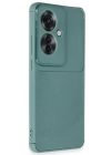 BFS  Oppo Reno 11F Kılıf Auto Focus Karbon Kapak - Koyu Yeşil