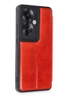 BFS  Oppo Reno 11F Kılıf Flip Cover - Kırmızı