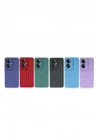 BFS  Oppo Reno 11F Kılıf Petek Silikon Kapak - Kırmızı