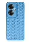 BFS  Oppo Reno 11F Kılıf Petek Silikon Kapak - Mavi