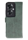BFS  Oppo Reno 11F Kılıf Trend S Plus Kapaklı Kılıf - Yeşil