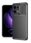 BFS  Oppo Reno 13 Pro Kılıf Auto Focus Karbon Kapak - Siyah