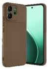 BFS Oppo Reno 14F Auto Focus Karbon Kapak - Kahverengi
