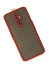 BFS  Oppo Reno 2Z Kılıf Montreal Silikon Kapak - Kırmızı