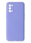 BFS  Oppo Reno 4 Kılıf First Silikon - Lila