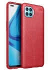 BFS  Oppo Reno 4 Lite Kılıf Auto Focus Kapak - Kırmızı