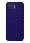 BFS  Oppo Reno 4 Lite Kılıf Nano içi Kadife Silikon - Mor