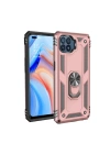 BFS  Oppo Reno 4 Lite Kılıf Sofya Yüzüklü Silikon Kapak - Rose