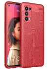BFS Oppo Reno 5 Kılıf Auto Focus Kapak - Kırmızı