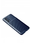 BFS Oppo Reno 5 Kılıf Auto Focus Karbon Kapak - Lacivert