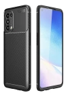 BFS  Oppo Reno 5 Kılıf Auto Focus Karbon Kapak - Siyah