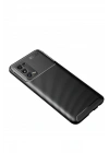 BFS Oppo Reno 5 Kılıf Auto Focus Karbon Kapak - Siyah
