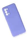 BFS  Oppo Reno 5 Kılıf First Silikon - Lila