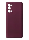 BFS  Oppo Reno 5 Kılıf First Silikon - Mürdüm