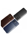 BFS  Oppo Reno 5 Lite Kılıf Auto Focus Karbon Kapak - Lacivert