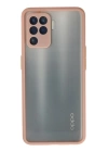 BFS  Oppo Reno 5 Lite Kılıf Montreal Silikon Kapak - Pembe