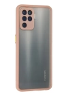 BFS  Oppo Reno 5 Lite Kılıf Montreal Silikon Kapak - Pembe