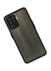 BFS  Oppo Reno 5 Lite Kılıf Montreal Silikon Kapak - Siyah