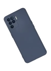 BFS  Oppo Reno 5 Lite Kılıf Nano içi Kadife Silikon - Gri