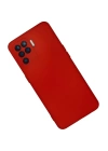BFS  Oppo Reno 5 Lite Kılıf Nano içi Kadife Silikon - Kırmızı