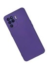 BFS  Oppo Reno 5 Lite Kılıf Nano içi Kadife Silikon - Mor
