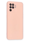 BFS  Oppo Reno 5 Lite Kılıf Nano içi Kadife Silikon - Pudra
